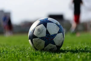 Soccer ball from UEFA Champions League