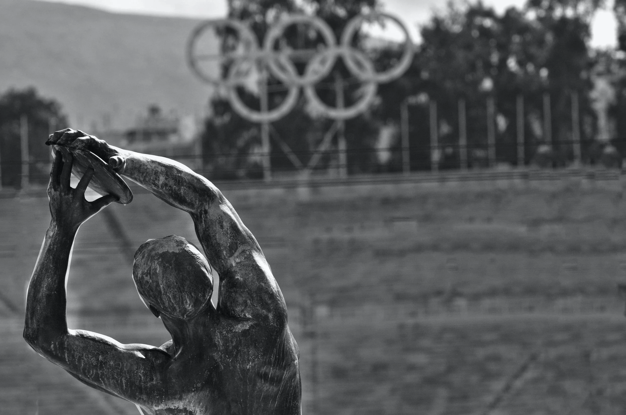 Olympic figure in Athina (Greece)